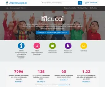 Incucai.gov.ar(Inicio) Screenshot
