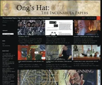 Incunabula.org(Ong's Hat and other Gateways to New Dimensions) Screenshot