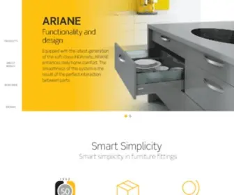 Indaux.com(Herrajes para muebles Indaux) Screenshot