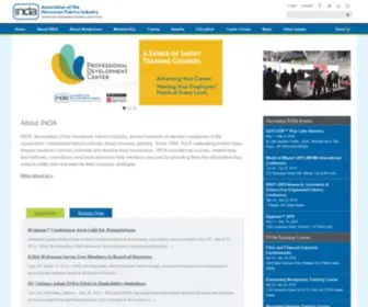 Inda.org(INDA’s role in promoting & supporting the nonwovens industry) Screenshot