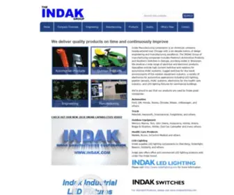 Indak.com(INDAK MANUFACTURING CORPORATION) Screenshot