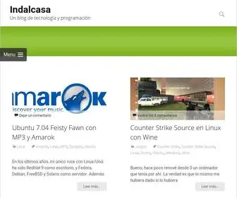 Indalcasa.com(Un blog de tecnología y programación) Screenshot
