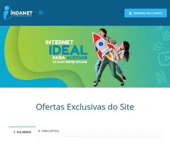 Indanettelecom.com.br(Provedor de Internet) Screenshot