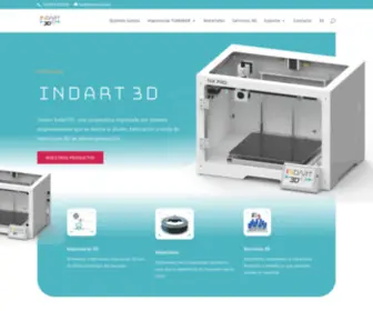 Indart3D.com(Landing) Screenshot