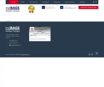 Indbags.com(Sacs industriels inc) Screenshot