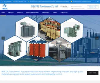 Indcoil.com(Indcoil Transformer) Screenshot