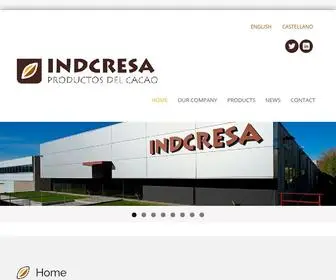 Indcresa.com(Inicio) Screenshot