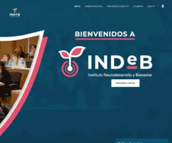 Indeb.cl(Instituto Chileno para el Neurodesarrollo y Bienestar) Screenshot