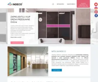 Indeco.pl(Producent szaf wnękowych) Screenshot