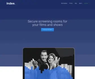 Indee.tv(Secure screening for TV shows and films) Screenshot