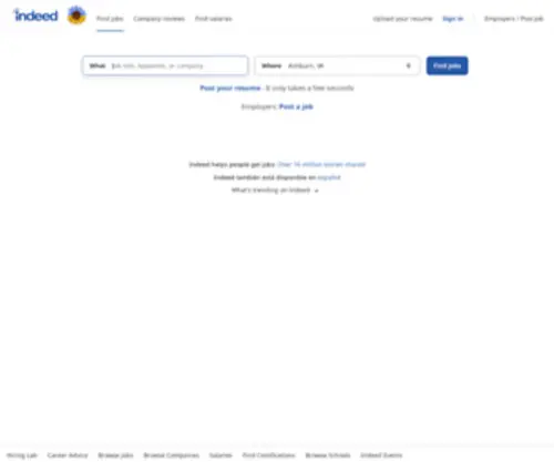 Indeed.com(Job Search) Screenshot