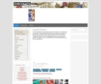 Indeenlivres.com(L'Inde à Paris) Screenshot