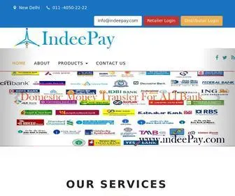 Indeepay.com(Indeepay Technologies Pvt Ltd) Screenshot
