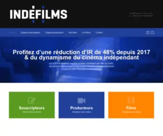 Indefilms.fr(Accueil) Screenshot