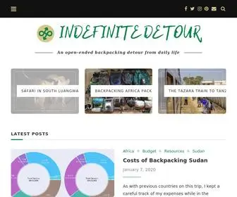 Indefinitedetour.com(Welcome) Screenshot