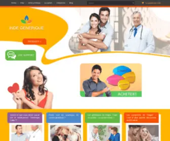Indegenerique.be(Une pharmacie des génériques en Belgique) Screenshot