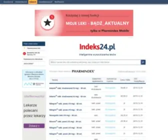 Indeks24.pl(Lekarze dla lekarzy) Screenshot