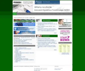 Indeks.com.pl(Kancelaria Doradztwa Podatkowego INDEKS) Screenshot