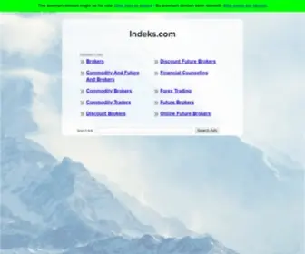 Indeks.com(The Leading Indeks Site on the Net) Screenshot