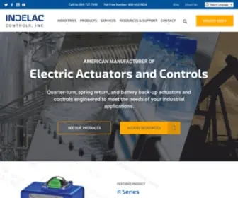 Indelac.com(Indelac Controls American Actuator Company) Screenshot