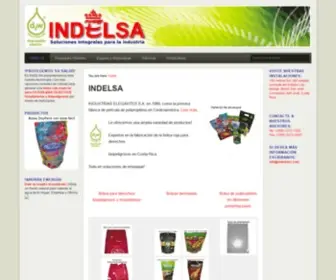 Indelsacr.com(Soluciones integrales para la industria) Screenshot