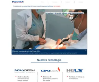 Indemex.com(Ingenieria Indemex) Screenshot