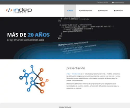 Indep.es(Estudio Web) Screenshot