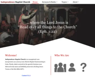 Independencebaptist.com(Independence Baptist Church) Screenshot