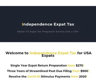 Independenceexpattax.com(US Expat Tax) Screenshot