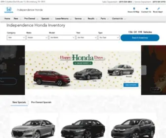 Independencehonda.com(Independence Honda) Screenshot