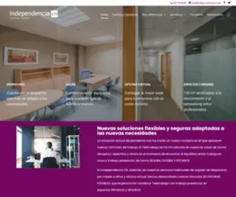 Independenciacn.com(Centro de negocios en Zaragoza) Screenshot