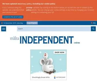 Independent.com.mt(The Malta Independent) Screenshot