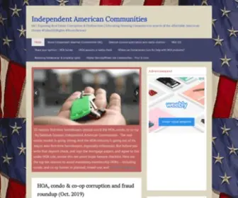 Independentamericancommunities.com(Exposing Condo & HOA Corruption & Abuse) Screenshot