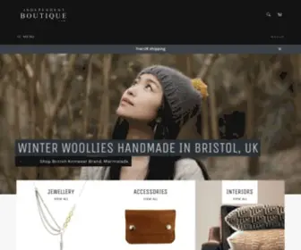 Independentboutique.com(British Independent Fashion Designers) Screenshot