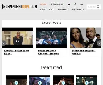 Independentdope.com(Independent Dope) Screenshot