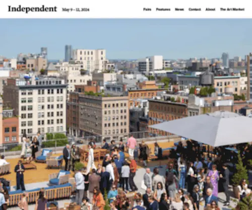 Independenthq.com(Independent Art Fair) Screenshot
