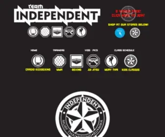 Independentmmafitness.com(Inedependent MMA and Fitness) Screenshot