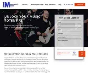 Independentmusic.com.au(Music Lessons Brisbane) Screenshot