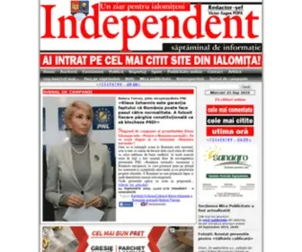 Independentonline.ro(Ziar din Ialomita) Screenshot