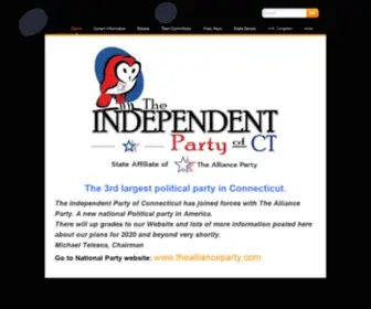 Independentpartyofct.com(Independentpartyofct) Screenshot