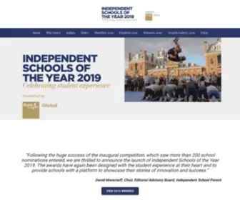 Independentschoolsoftheyear.co.uk(Independent Schools of the Year) Screenshot