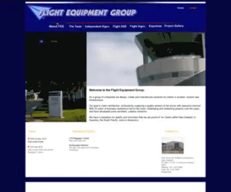 Independentsigns.co.nz(About Flight Equipment Group) Screenshot