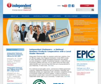Independentstationers.coop(Independent Stationers) Screenshot