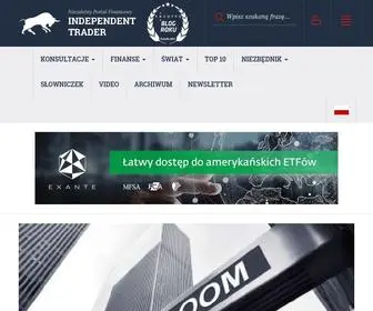 Independenttrader.pl(Niezależny Portal Finansowy) Screenshot