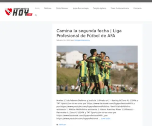 Independientehoy.com(▷ Club Atlético INDEPENDIENTE) Screenshot
