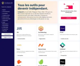 Indepndt.com(Outils pour freelance et entrepreneur) Screenshot