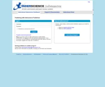 Indersciencesubmissions.com(Inderscience Submissions) Screenshot