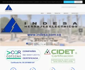 Indesa.com.co(Indesa) Screenshot