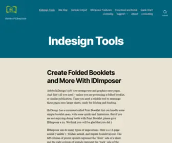 Indesigntools.com(Indesign Tools) Screenshot