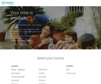 Indesit.com(Indesit offers a wide range of household appliances for people who enjoy a dynamic lifestyle) Screenshot